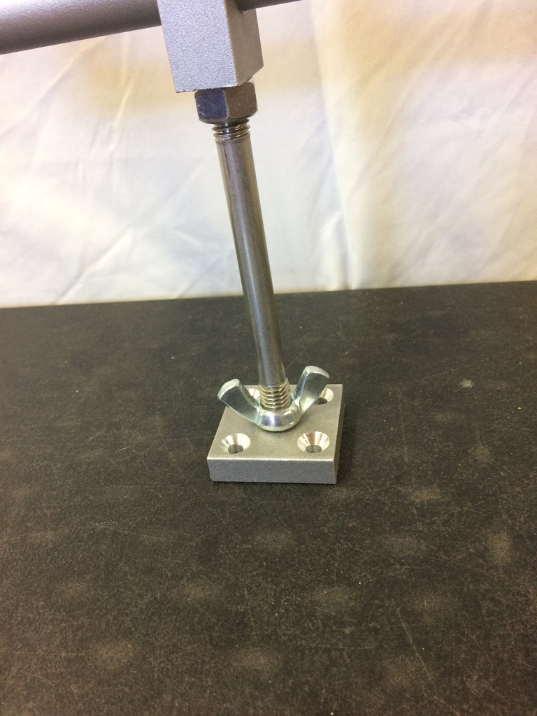Reel Fisherman 24" T-Bar Rod Holder – Stainless Steel Post & 4 Coated Holders, Made In USA