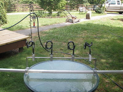 fishing rod holders for harris pontoons Fishing Rod Holders for Pontoon Rails Drill No Holes Adjust to any Ang – Boat rigging 101