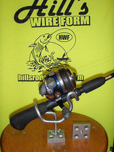 Fishing rod holders uncoated 30 degree 3" stems 4-screw bases Reel Fisherman*