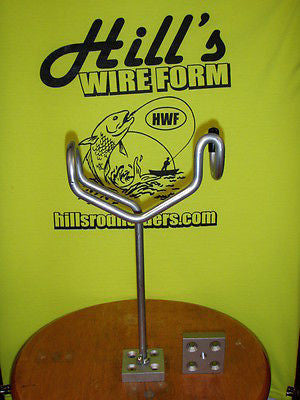 6 - Fishing rod holders uncoated 0 degree 8