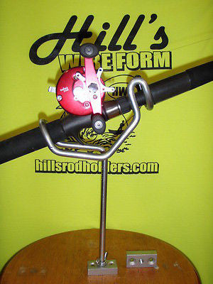 thumbnail image 2 of Reel Fisherman 6-Piece Fishing Rod Holder Set – 0° Uncoated, 5 Stem, 2-Screw Base For Boats 2 of 4